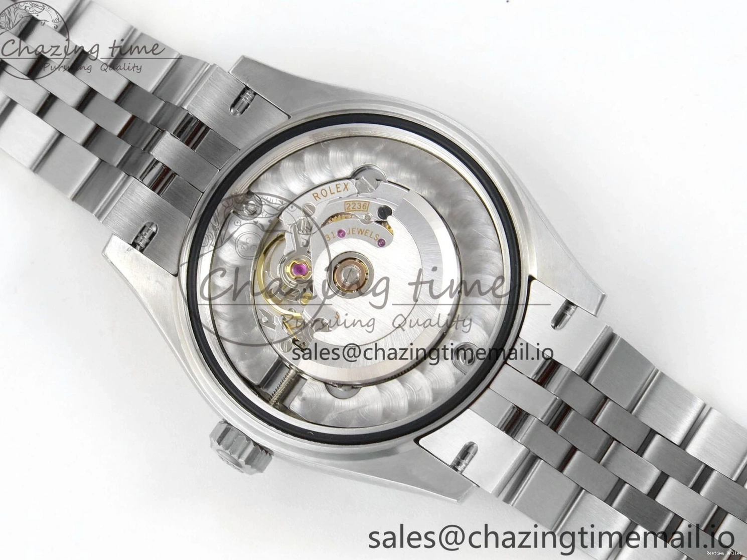 0404 Lightweight DateJust 31 278384RBR THBF 1:1 Best Edition 904L Steel Silver Diamonds Dial Diamonds Bezel on SS Oyster Bracelet HZ Cal. 22